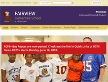 Tablet Screenshot of fairview.rcps.info